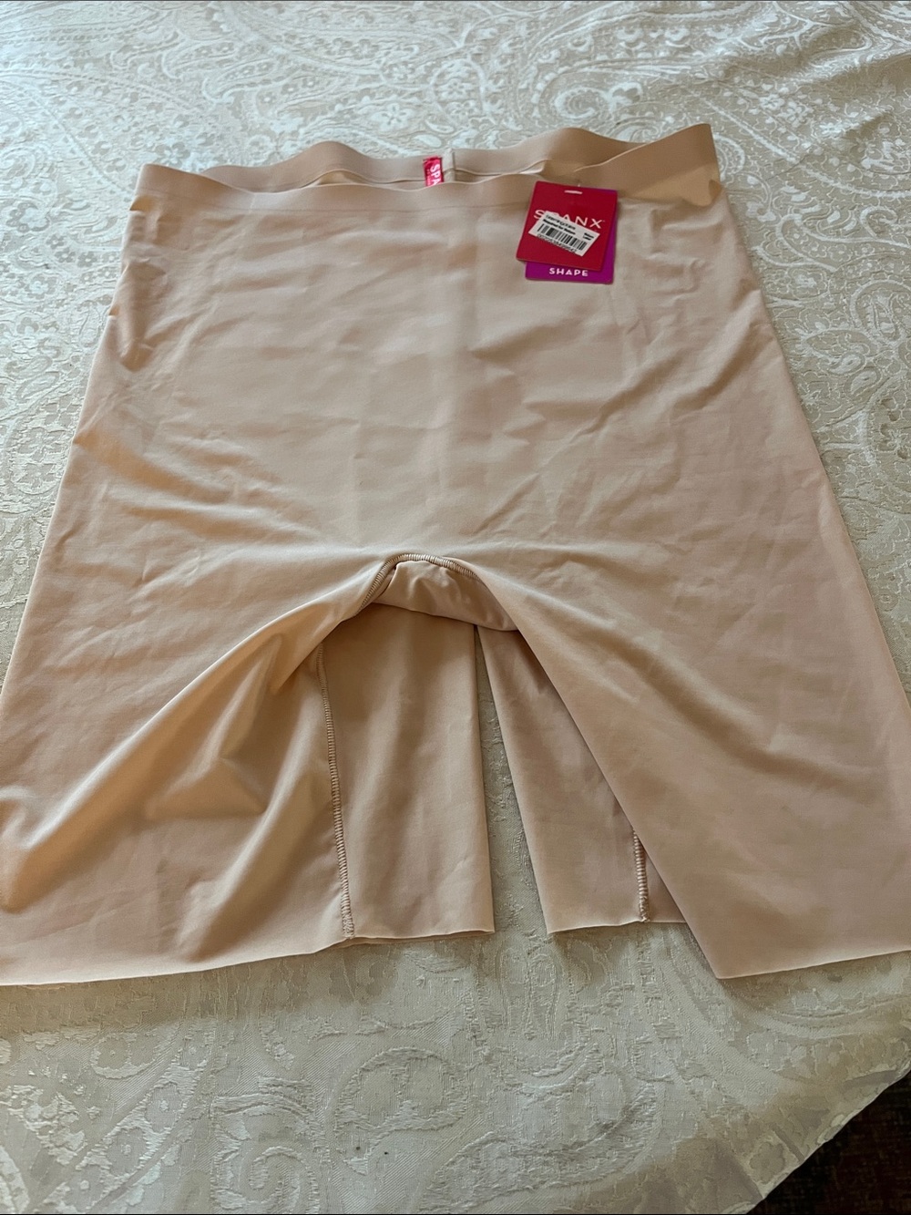 SPANX Nude High-Waist Shaping Mid thigh shorts NWT